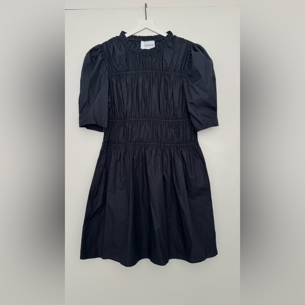 Les Rêveries Mini Dress, Black - Picture 4 of 8